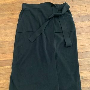 LOFT long black skirt